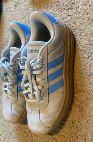 Adidas Shoes VL Court Bold blue/gray size 8.5 women’s thumbnail 1