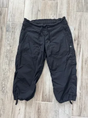 Lululemon Studio Crop Deep Coal Size 8 thumbnail 8
