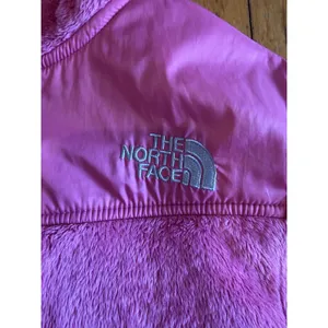 The North Face Jacket Womens Small Pink Soft Fleece Hooded Full Zip Outdoor thumbnail 6