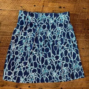 Lilly Pulitzer Brenna knit High Tide print A-line S skirt thumbnail 2