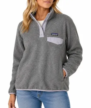 Patagonia Synchilla Lightweight Snap-T Fleece Pullover Nickel Purple Size XL NWT thumbnail 1