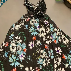 Boho Split Skirt Maxi Dress Black Size L thumbnail 6
