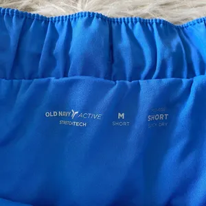 NWT Blue Mid Rise Short Quick Dry Old Navy Running Workout Shorts M thumbnail 3