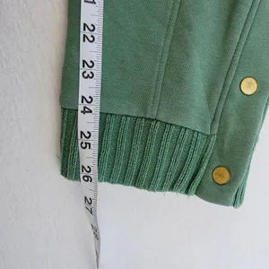 Saturday Sunday Anthropologie Sage Green Snap Button Hem Joggers Size Medium thumbnail 8