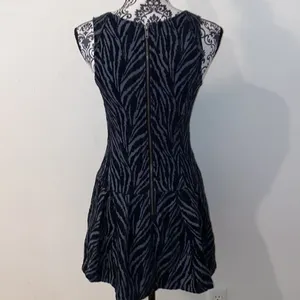 Free People Movement Zebra Print Chenille Textured Drop Waist Mini Dress Si… thumbnail 11