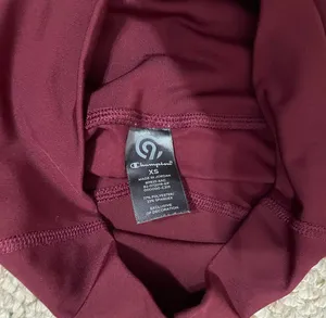 Champion Maroon Hi Waisted Leggings thumbnail 5