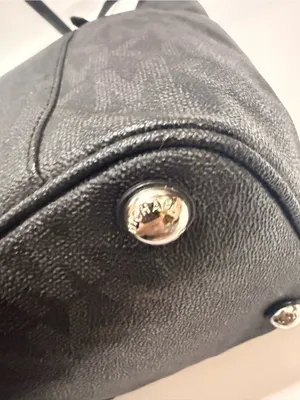 Michael Michael Kors Jet Set Signature Large Pocket Tote – Black / Charcoal thumbnail 7