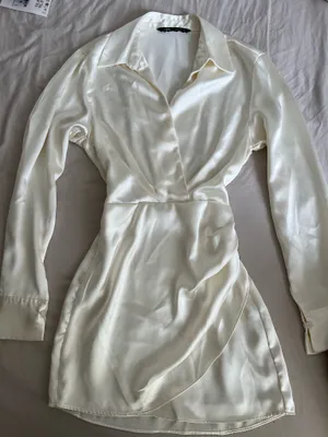 ZARA Dress Mini White thumbnail 1