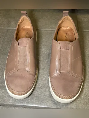 Vionic Zinah Neutral Leather Slip On Casual Comfort Sneakers Womens Shoe Size 10 thumbnail 4
