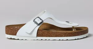 Birkenstock Gizeh Thong Sandals White Women’s Size 39 thumbnail 1