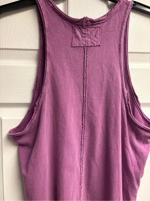 We the Free “Free People” 100% Cotton Racerback Tank Size Large thumbnail 6