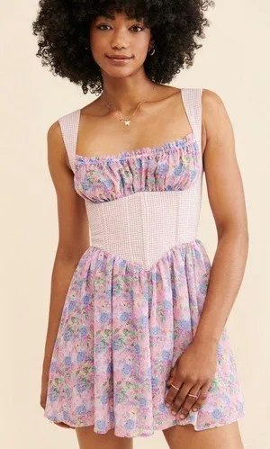 For Love And Lemons Brenna Mini Dress thumbnail 1