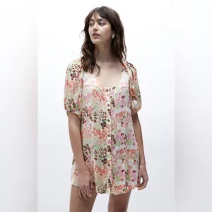 Free People Callie Printed Tunic Dress thumbnail 12