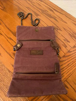 Free People Brown Leather Crossbody with Ball Chain thumbnail 3