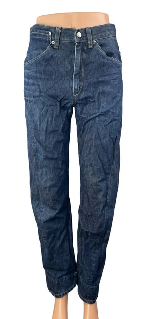 Levi's Women's Blue High Waisted Straight Wide Leg Denim Jeans Pants Size 29 thumbnail 1