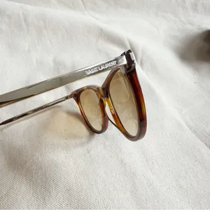 Saint Laurent Cat Eye Brown Havana Sunglasses thumbnail 3