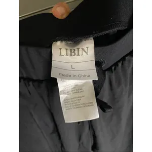 Libin Black Jogger Stretch Sweatpants With Pockets Size Large thumbnail 6