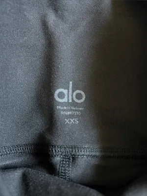 ALO Yoga Black High-Rise Bike Shorts thumbnail 2