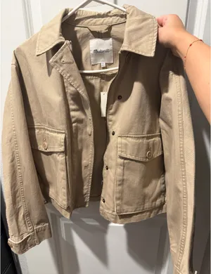 Madewell Cropped cargo jacket thumbnail 3