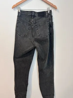 Abercrombie 90s Ultra High-Rise Straight Black thumbnail 2