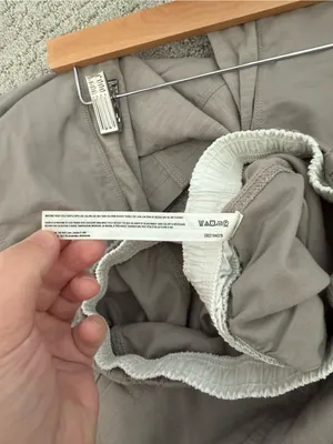 Daily Practice by Anthropologie Parachute Wide Leg Pants Taupe Small thumbnail 10