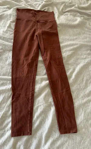 ☀️3/$25 Sunday best Aritzia brown leggings small thumbnail 1