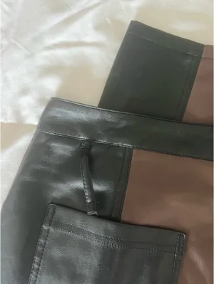 Motel Color block leather pants thumbnail 4