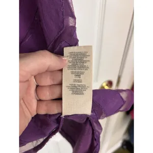 Free People Purple Ethereal Daze Ginger Tank M Sheer Mesh Fairycore Boho thumbnail 10
