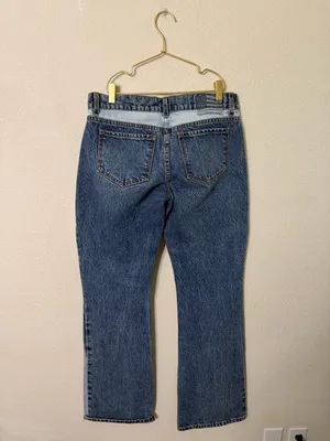 Revice Denim A-List Piece of Me Patchwork Jeans Flare‎ Womens Size 29 thumbnail 8