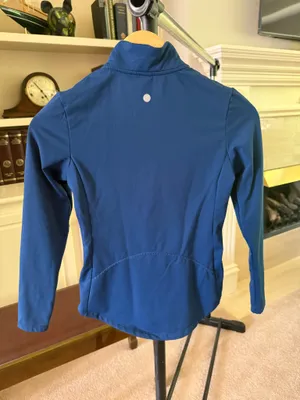 Blue long sleeve quarter thumbnail 2