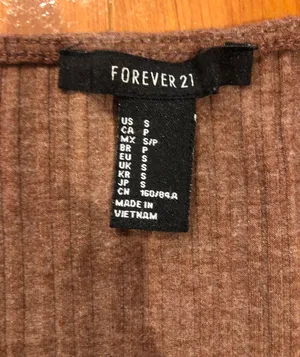Forever 21 Brown Top thumbnail 2