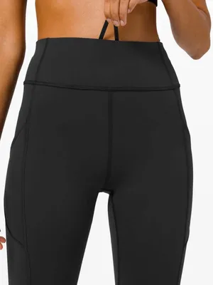 Lululemon Invigorate High-Rise Legging Pants Crop 23" Size 4 Black thumbnail 11