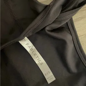 Fabletics Gray Sleeveless Fitted Backless Tank thumbnail 2