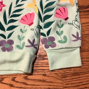 Disney The Little Mermaid Sweatshirt Ariel Flounder Embroidered thumbnail 6