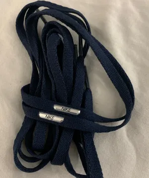 Nike 52” Navy Blue Flat Shoelaces w logo Official Shoelaces thumbnail 1
