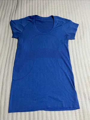 lululemon athletica Royal Blue Short-Sleeve Performance Tee thumbnail 1