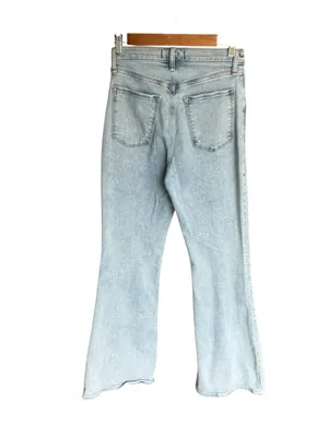 Abercrombie & Fitch - Curve Love High Rise Flare Jeans Light Wash Size 28 thumbnail 6