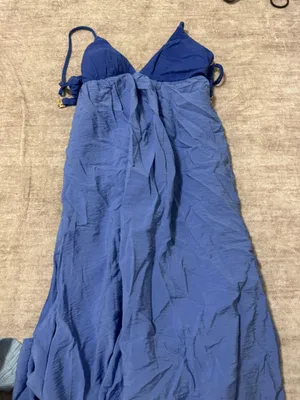 Abercrombie & fitch blue maxi dress size xs thumbnail 2