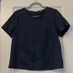 Express Victorian Black Shirt Women’s Medium thumbnail 1