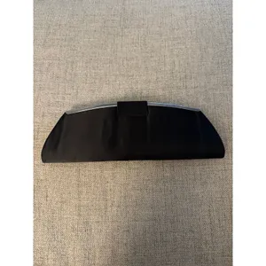TOVA Beverly Hills Black Satin Evening Clutch‎ Purse Rhinestone Butterfly thumbnail 6