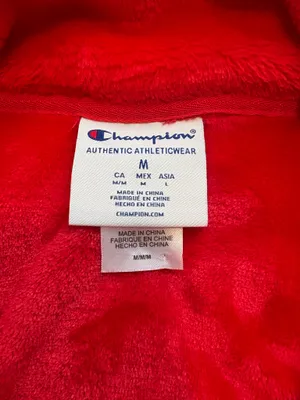 Champion Ohio State Buckeyes Fleece Zip Jacket Red Size Medium thumbnail 4