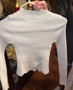 Francesca's Knit Fitted Sweater Top thumbnail 2