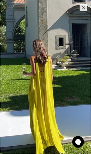 Hazel Boutique HAZEL THE LABEL Makayla | Women's Pleated Strapless Maxi Wedding Guest thumbnail 3
