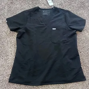 Figs black scrub top thumbnail 1