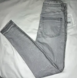 Free People Distressed Jeans thumbnail 1
