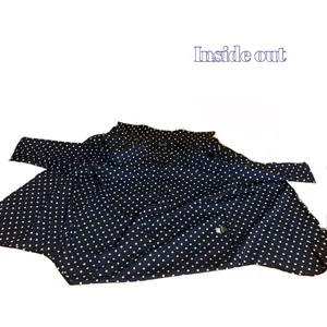Lauren Ralph Lauren Navy Blue W/White Polka Dots Button Down Shirt (M) thumbnail 11