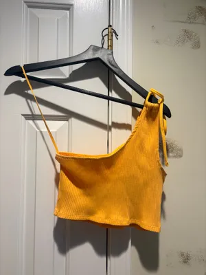 Aerie Offline One Shoulder Crop Top  thumbnail 2