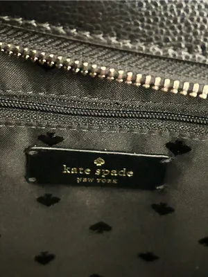 Kate Spade Geraldine Patterson Drive Black Leather Tote Shoulder Bag NWT thumbnail 14