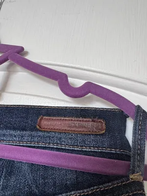Express Dark Blue Distressed Skinny Jeans Size 6 LONG thumbnail 6