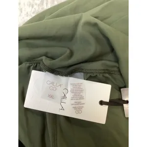 CALIA Inspire Foldover Relaxed Yoga Pant Ivy Green XXL WAX111 High Rise NWT thumbnail 6